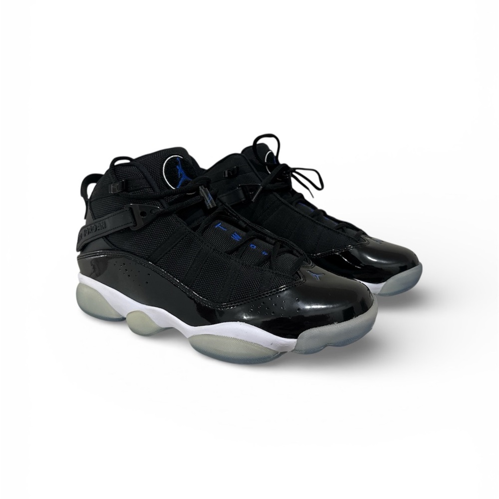 Nike Air Jordan 6 Rings Space Jam Black Hyper Royal White Size 10 Men